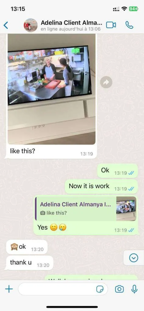 WhatsApp snelle technische ondersteuning interactie 4