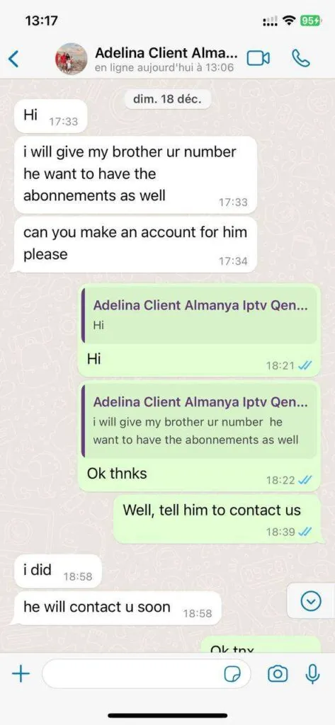WhatsApp feedbackbericht over 4K streaming 5
